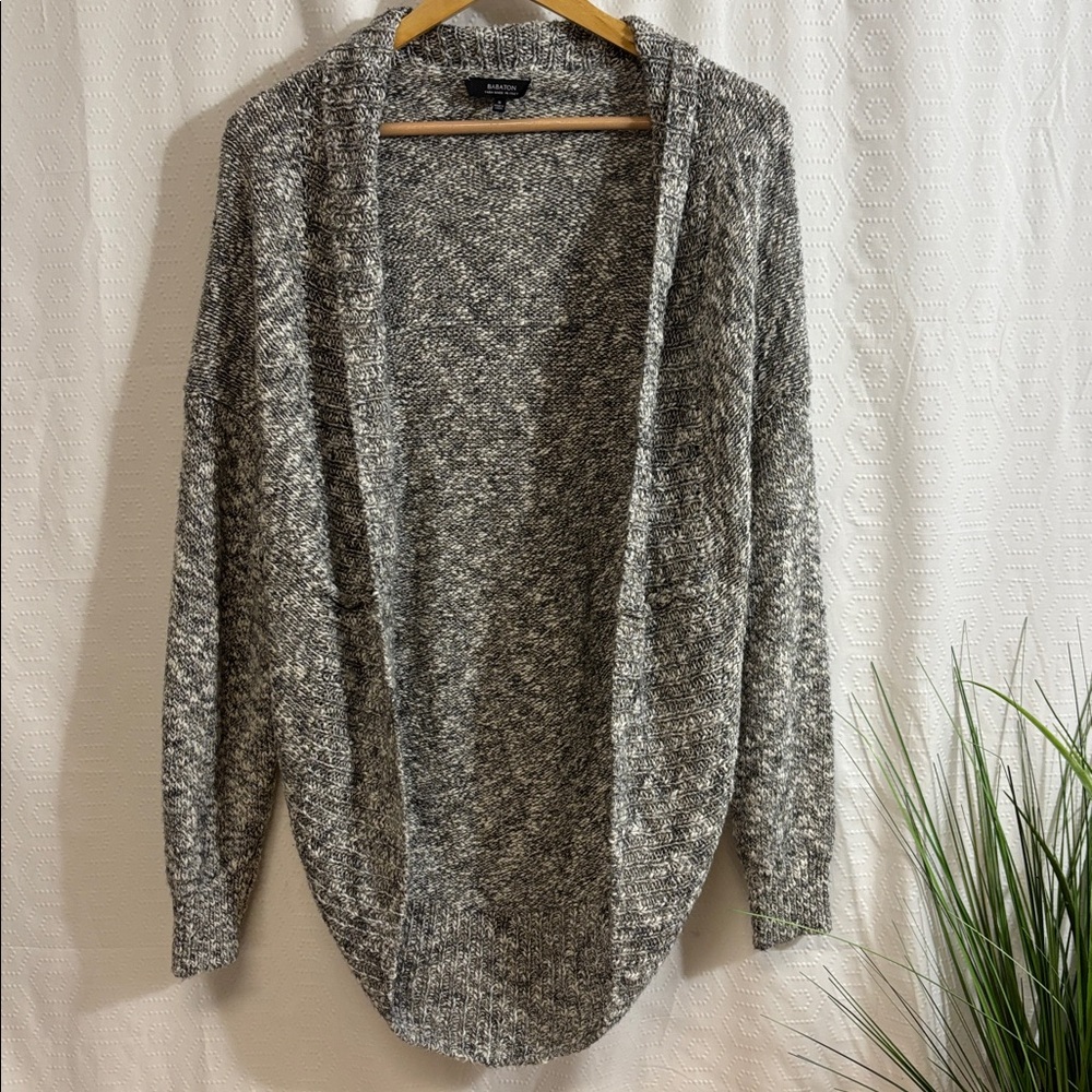 BABATON cardigan Italian fabric linen